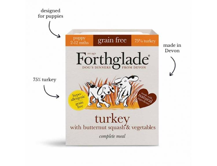 Forthglade Grain Free Puppy Turkey395g