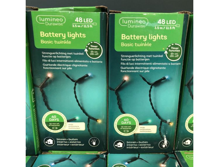 LED Lights Durawise Battery 48 Multi Colour