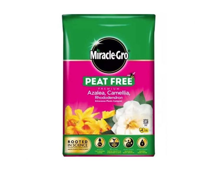 Miracle Gro Peat Free Ericaceous Compost 40L