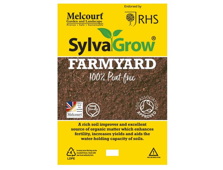 Sylvagrow Peat Free Farm Yard Soil Improver 50L