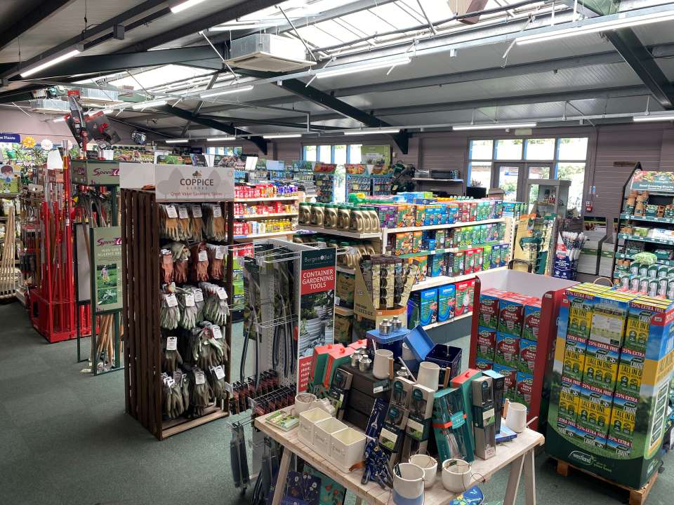 Garden shop at Knights Nags Hall