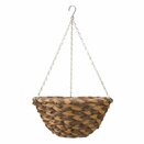 14" Earth Braid Faux Rattan Basket - image 1