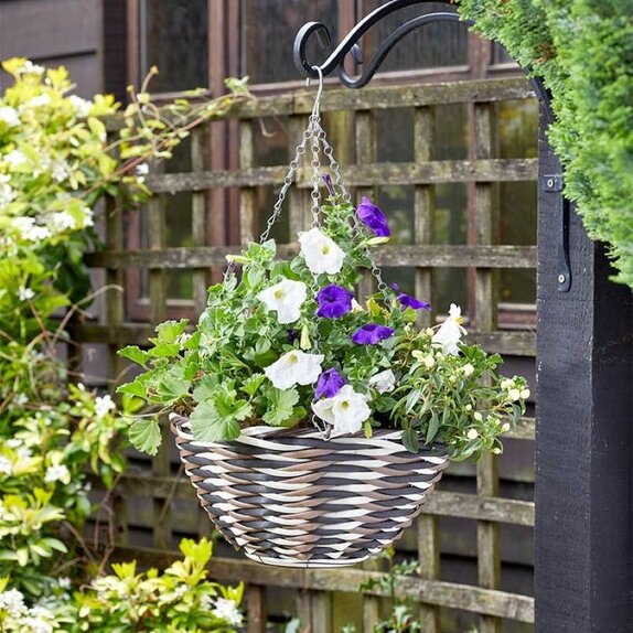 14" Yeoman Faux Rattan Basket