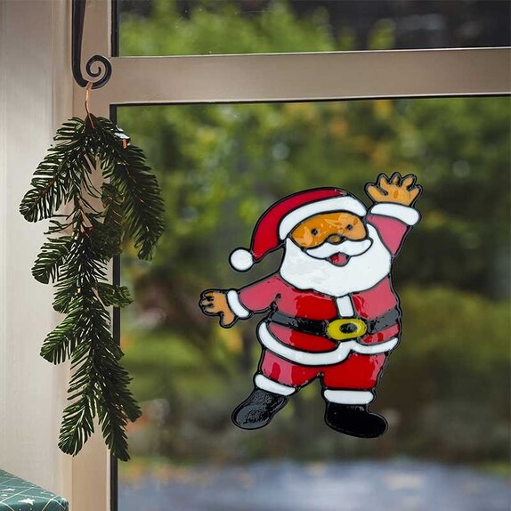 15cm Santa Window Sticker