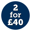 2 for £40