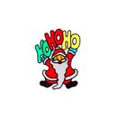 25cm HO HO HO Window Sticker