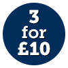 3 for £10 dark blue