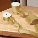 38mm Sparkle Premium Ribbon  3m - Gold