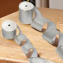 38mm Sparkle Premium Ribbon  3m - Silver