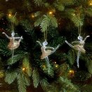 3pk Festive Ballerinas - Pendant