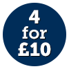 4 for £10