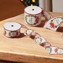 63mm Merry Wreath Premium Ribbon - 3m - image 1