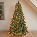 6ft InLit Frosted Pine BerryCone