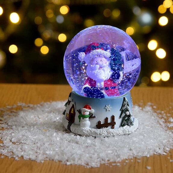 8cm In-lit Snow Spheres - image 2