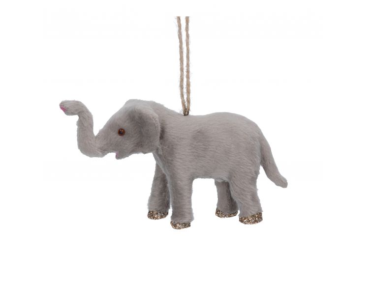 Animal Decoration Faux Fur Elephant 