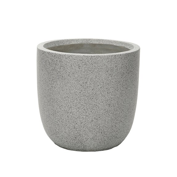 Apta Granito Egg Pot 25cm Beige or Grey - image 1