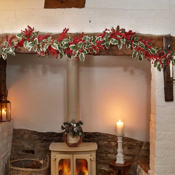 Artificial Garland HollyBerry 180cm - image 1