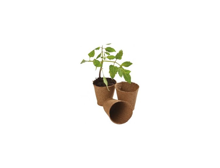 Biodegradable Fibre Pots 48x8cm round