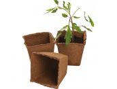 Biodegradable Fibre Pots 80x6cm square