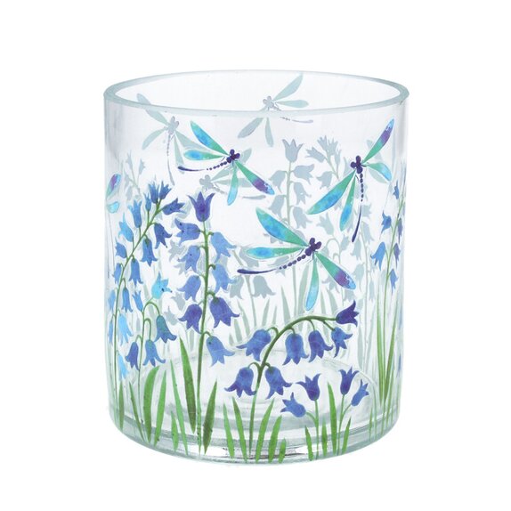 Bluebell/Dragonfly Glass Nite Lite, Sml