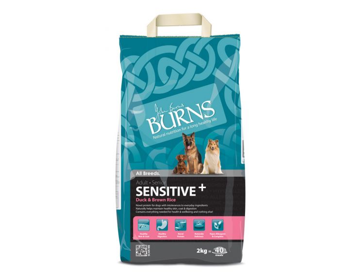 Burns Sensitive- Adult & Senior Duck and Rice (2kg)