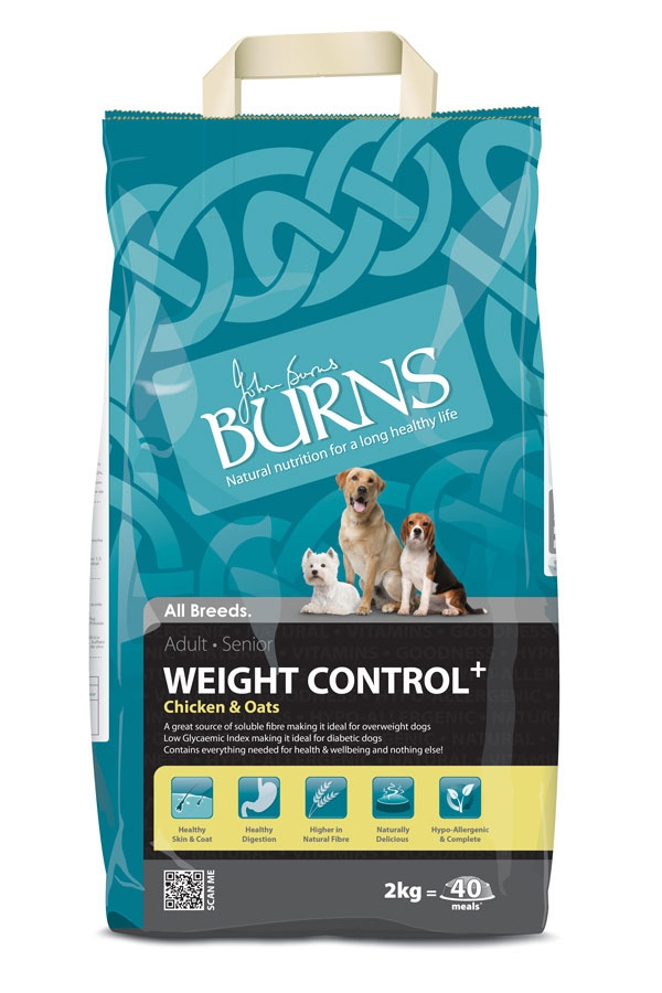 Burns Weight Control Adult & Senior Chicken and Oats (2kg) Knights