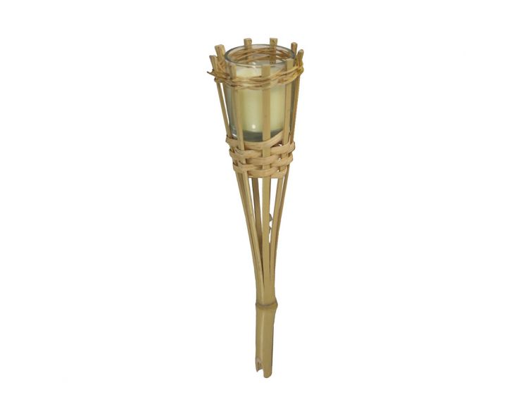 Candle Bamboo Glass Torch - image 1