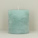 Candle Pillar Pale Green 10cm