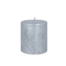 Candle Pillar Silver 10cm