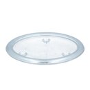 Candle Stand Silver Glass 