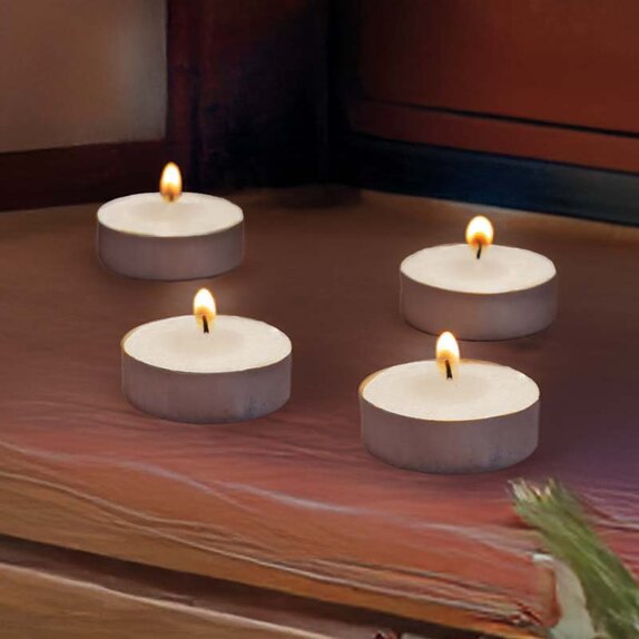 Candle Tealights 50pk - White
