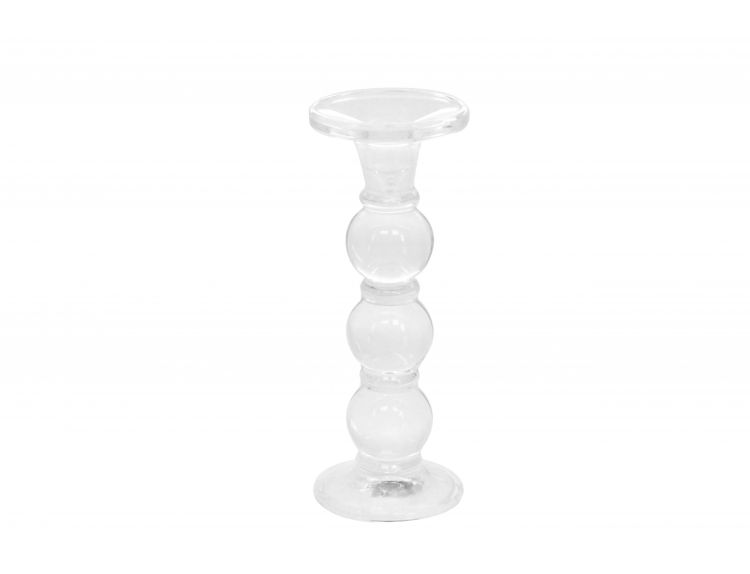 Candlestick Glass Ball 22cm
