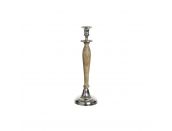 Candlestick Wood & Metal