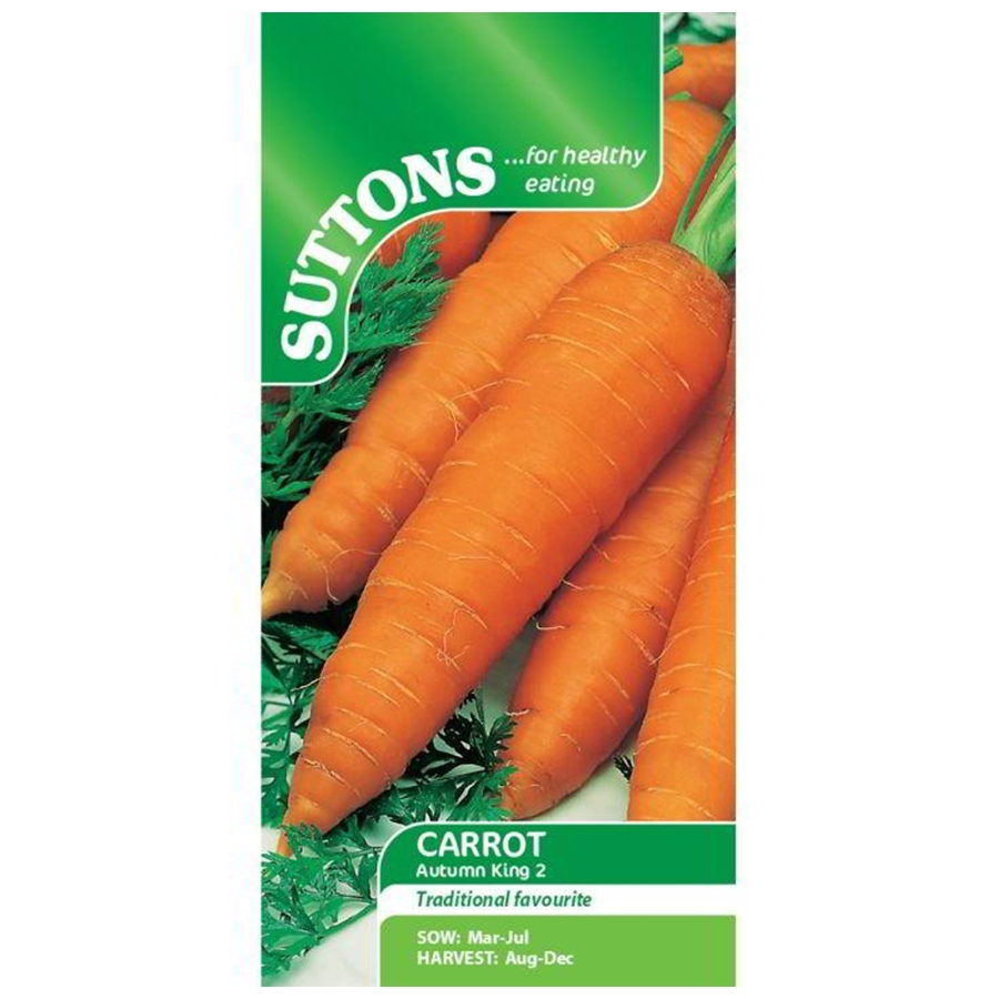 Carrot Seeds Autumn King 2 Knights Garden Centres