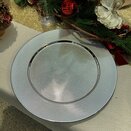 Charger Plate Metallic Silver