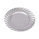 Charger Plate Silver Swirl - 33cm - image 2