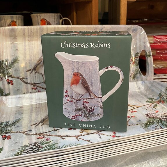 Christmas Robins Jug