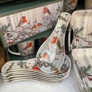 Christmas Robins Spoon Rest