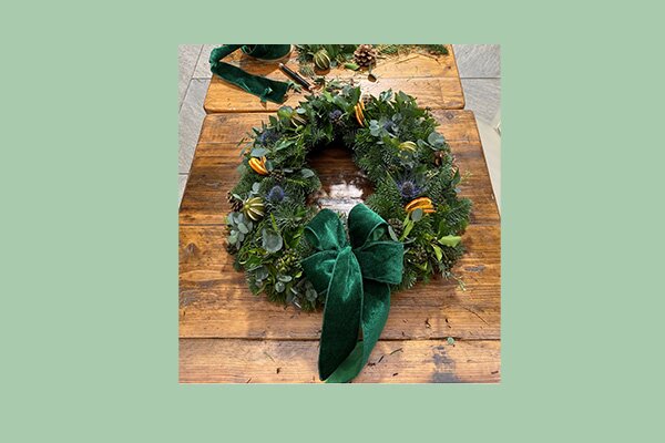 Christmas Wreath Workshop at Godstone