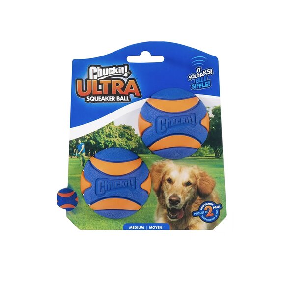 Chuckit! Ultra Squeaker Ball Small (2Pk) - image 2