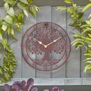 Clock Tree of Life Bronze 35cm