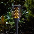 Compact Flaming Torch Black - 4 Pack