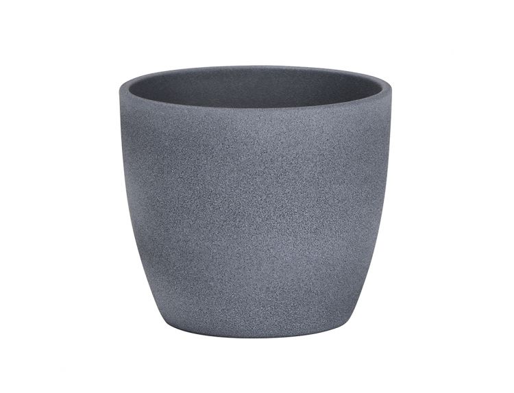 Cover Pot Dark Stone 19cm
