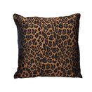Cushion Jacquard Leopard Copper