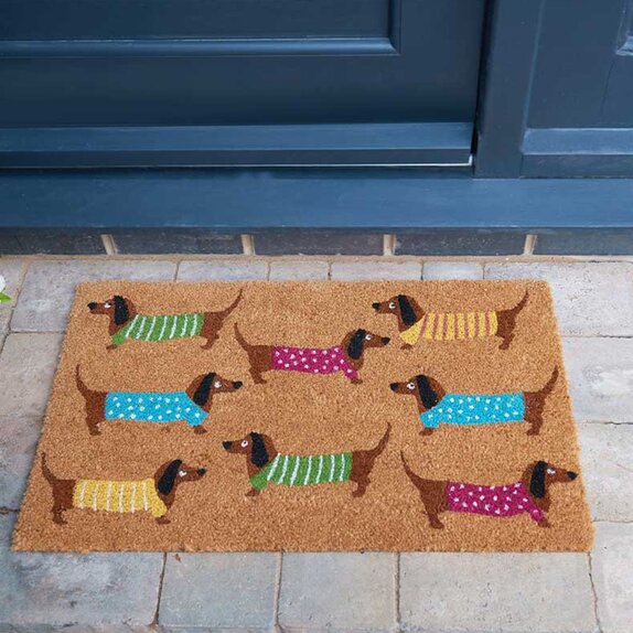 Dachshunds Decoir Mat 45 x 75 cm