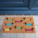 Dachshunds Decoir Mat 45 x 75 cm