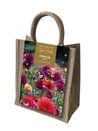 Dahlia Cutting Garden Jute Bag