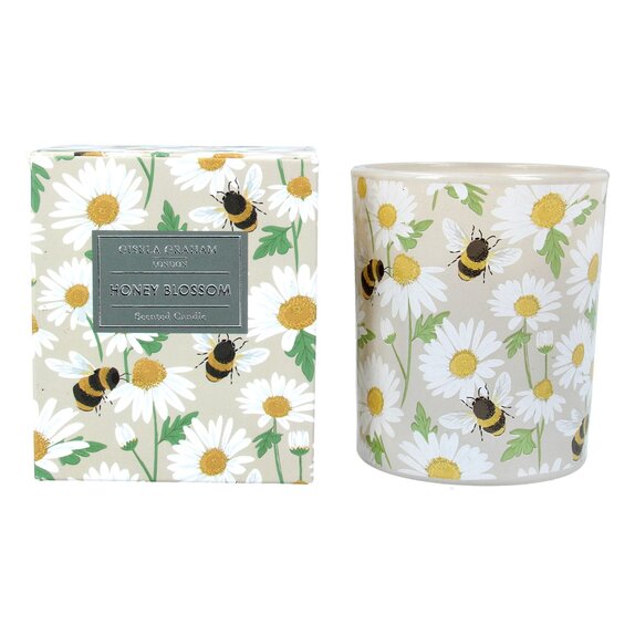 Daisy/Bee Boxed Candle Pot
