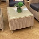 Daro Santorini Coffee Table with Glass (Vintage Lace Effect)