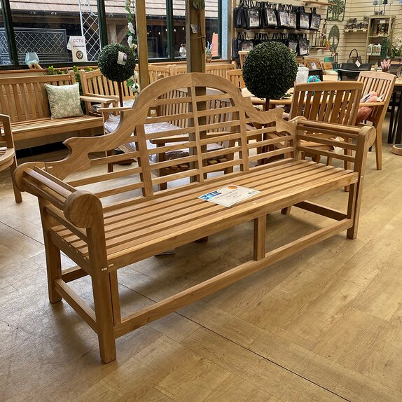 Daro Teak Marlborough Bench 3 Seater 180cm 